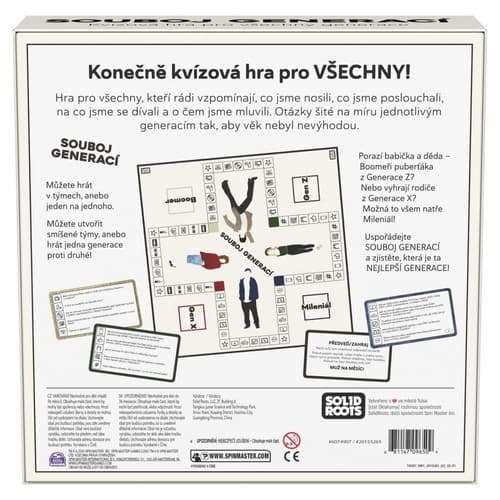 Společenská hra Souboj generací