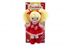 Lucinka poupée de chiffon en peluche 30 cm Tchèque chantant