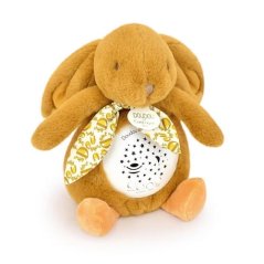 Doudou Play Box z projekcyjnym króliczkiem brązowy