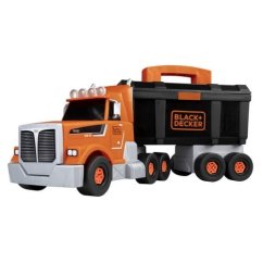 Ciężarówka Black & Decker z narzędziami i wiertarką