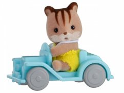 Sylvanian Families Baby Accessories - Écureuil dans une voiture
