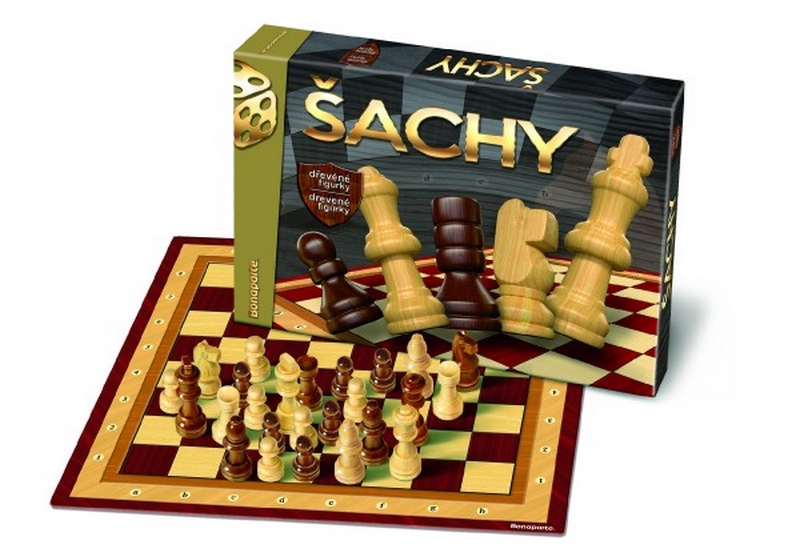 Šachy dřevěné společenská hra