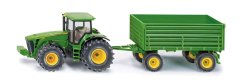 SIKU Farmer 1953 - Tractor John Deere cu remorcă, 1:50