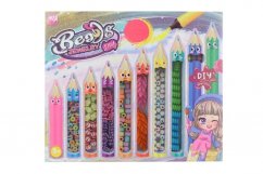 Perles d'enfilage crayons de couleur