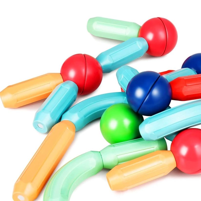 Magnetická stavebnice 58 ks Sticks