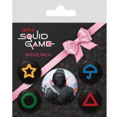 Set odznaků Squid games