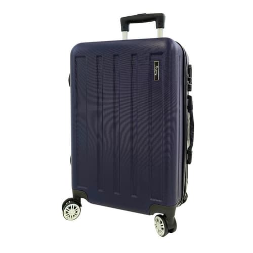 Bavy Cestovní kufr skořepinový 20" Stripes Navy