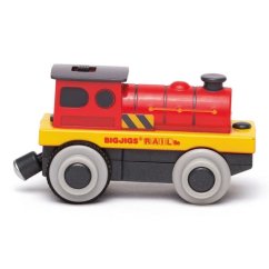 Bigjigs Rail Locomotive électrique rouge Strongman
