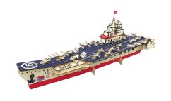Puzzle 3D en bois Woodcraft - Porte-avions