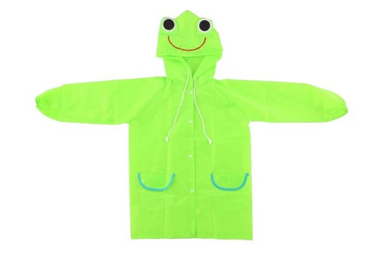 Płaszcz przeciwdeszczowy dla dziecka rozmiar 110-120cm zielony