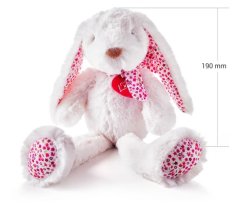 Ella iepure alb mare 38 cm