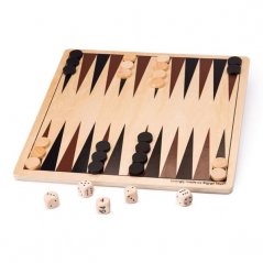 Jucării Bigjigs Toys Backgammon din lemn