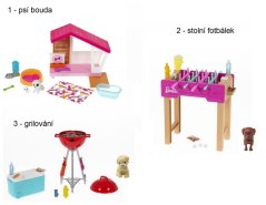 Barbie mini herní set s mazlíčkem