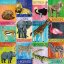 Mudpuppy Puzzle Safari Collage 500 elementów