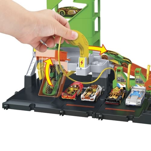 Hot Wheels CITY SUPER CHARGING STATION (Városi szuper töltőállomás)