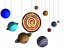 Planetární soustava; 522 dílků 3D