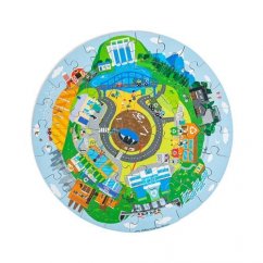 Puzzle circular de reciclaje Bigjigs Toys