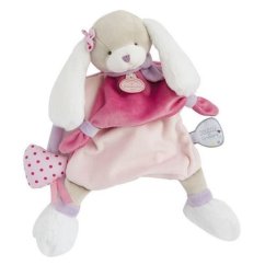 Doudou Plüss kiskutya rózsaszín 28 cm