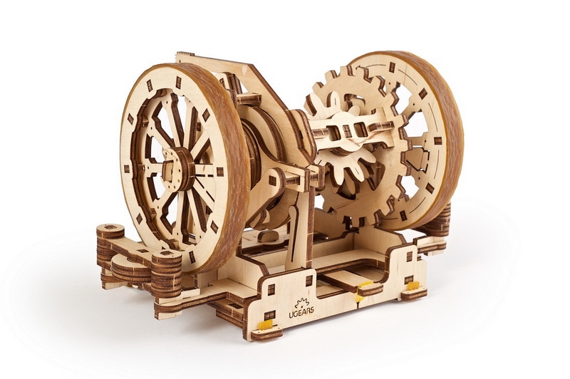 Ugears Casse-tête mécanique 3D en bois STEM Enseignement différentiel