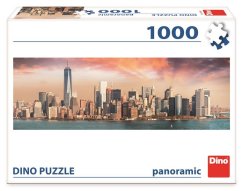 DINO Panoramic puzzle 1000 dílků MANHATTAN ZA SOUMRAKU