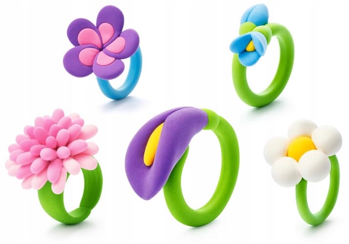 Hej Clay Bijou kvetinové prstene