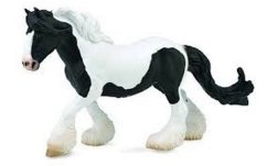 Collecta Gypsy Mare - Black & White Piebald