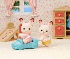 Sylvanian Families Gemeni iepurași de ciocolată