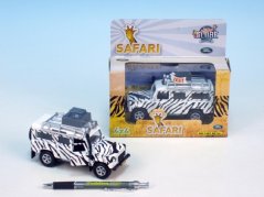 Safari Land Rover alimenté par batterie en marche arrière
