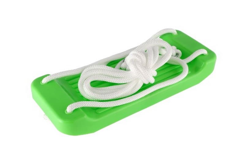 Swing/placă de legănat plastic verde în plasă