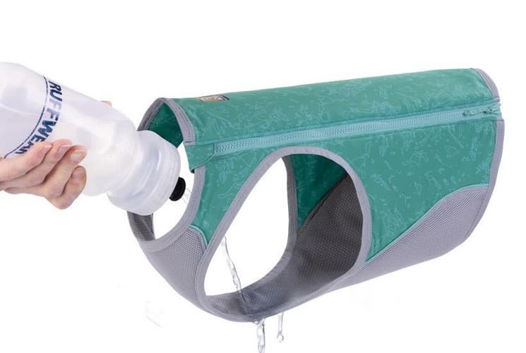 RUFFWEAR Swamp Cooler Zip™ Chladící vesta pro psy Aurora Teal M