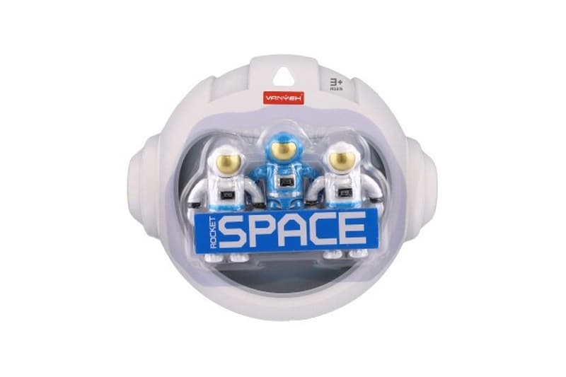 Figurine de cosmonaute/astronaute 3pcs