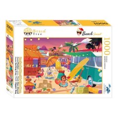 Brain Tree Puzzle Tramonto sulla spiaggia 1000 pezzi