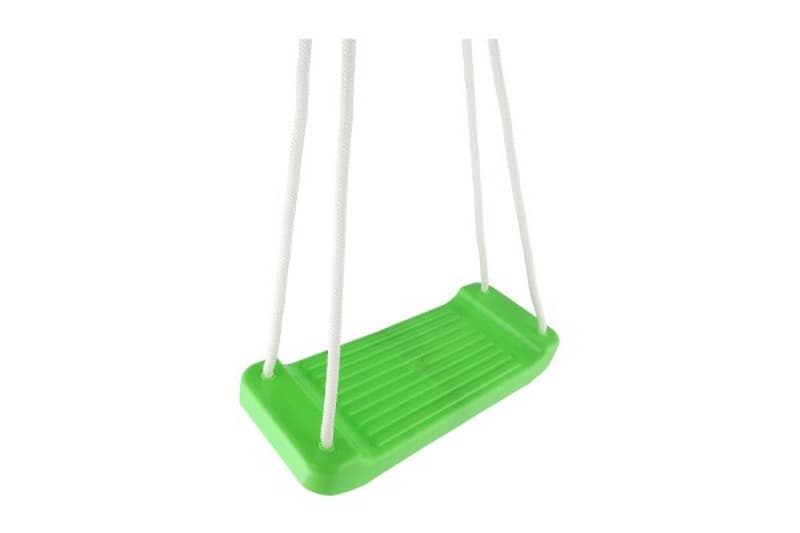 Swing/placă de legănat plastic verde în plasă