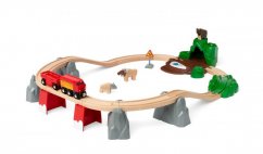 Brio Train track Set d'animaux de la forêt nordique
