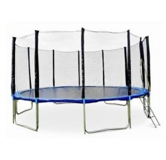 Trampolína 500 cm + ochranná síť + žebřík