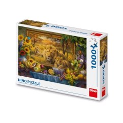 Dino Puzzle z obrazka: lwy 1000 elementów