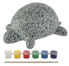 Peinture sur pierre Tortue 12 cm