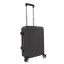 Bavy Cestovní kufr skořepinový 20" Stripes Dark grey