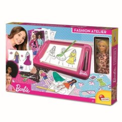ATELIER DE MODE BARBIE AVEC POUPÉE