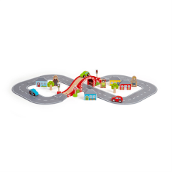 Bigjigs Rail fából készült út nyolcas