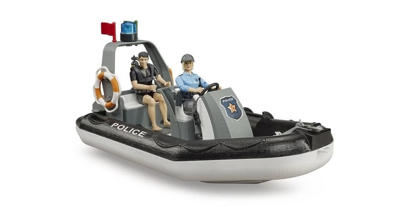 Bruder 2507 RAM Policie s člunem a 2 figurkami