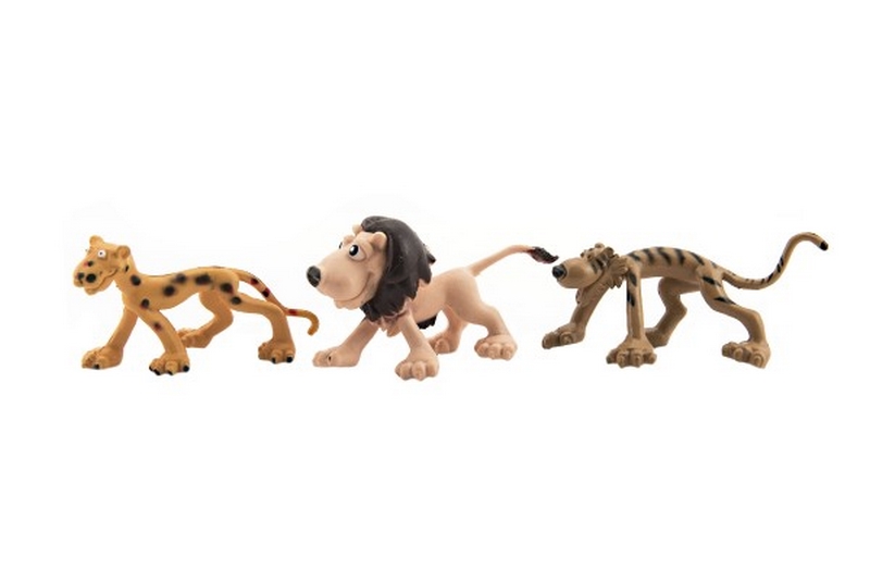 Zvieratká safari ZOO plastové 9-10cm 6ks vo vrecku