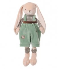 Bukowski Design BUNNY BROTHERS - królik - zielone spodnie (30cm)