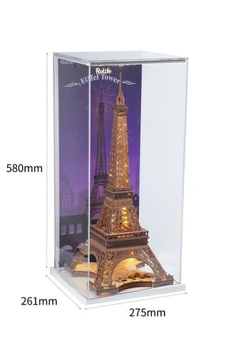RoboTime 3D Puzzle en bois Rolife Tour Eiffel Nuit brillante