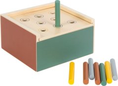 kis lábú Montessori multifunkcionális bedobós játék