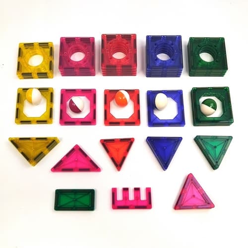 Magnetická stavebnice Řadovka maxi 74 ks