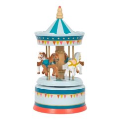 Boîte de jeu pour petits pieds Hobby Carousel Bleu