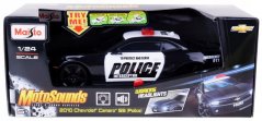 Maisto - Chevrolet Camaro SS 2010, policajný, so svetlami a zvukmi, 1:24