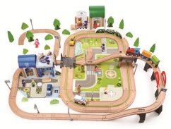 2Kids Toys Vonatpálya Város és Falu 200 darabos