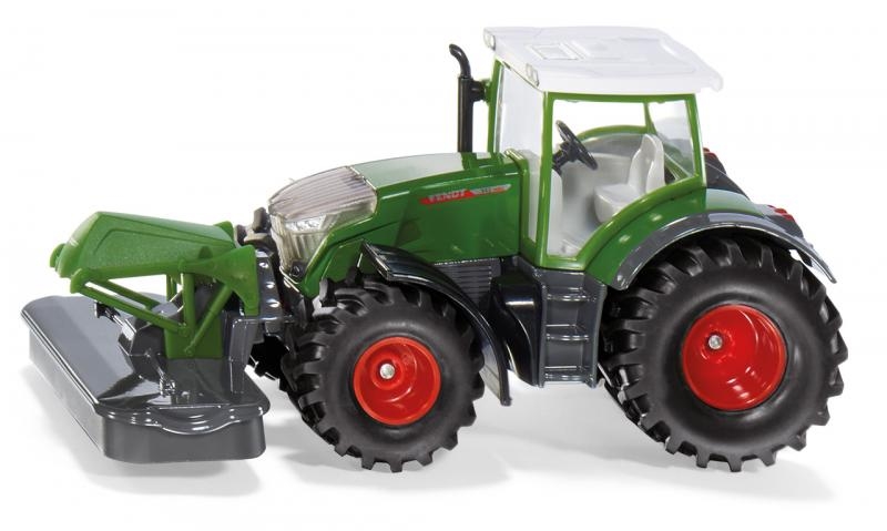 Siku Farmer 2000 - Tractor Fendt 942 Vario cu dispozitiv de cosit în față 1:50